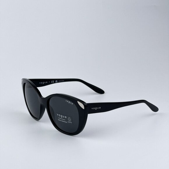 Vogue Women BRAND NEW Sunglasses Black Dark Grey Cat Eye VO5457S W44/87 main image 4